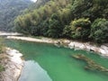 The water looks like meticulously carved jade