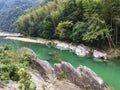 The water looks like meticulously carved jade