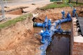 Water Main Replacement Royalty Free Stock Photo
