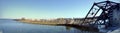 Water of McCovey Cove and 3rd street bridge