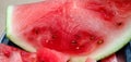 water melon close up.Macro image of watermelon. Royalty Free Stock Photo