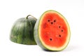 water melon cut fresh fruit healthy Royalty Free Stock Photo