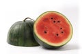 Water melon cut half Royalty Free Stock Photo