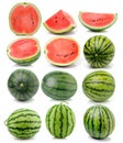 Water melon isolated on white background Royalty Free Stock Photo