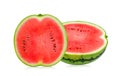Water melon isolated on white background Royalty Free Stock Photo
