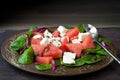 Water melon salad Royalty Free Stock Photo