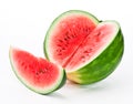 Water-melon on a white background Royalty Free Stock Photo