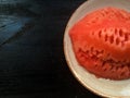 Water melone on a plate