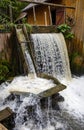 Water mill with carpet washing. Royalty Free Stock Photo