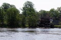 Water Mill on river Glomma in Fredrikstad city Norway Royalty Free Stock Photo