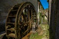 The water mill on the site of the fontenay abbey Royalty Free Stock Photo