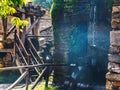 Water Mill in the village of Teixois, Los Oscos, Asturias. Ethnographic Site based on the integral use of the hydraulic energy of