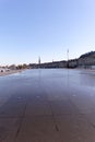 Water Mirror - Place de la Bourse - Bordeaux Royalty Free Stock Photo