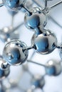 Water molecule, molecule of chemical molecule Royalty Free Stock Photo