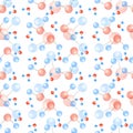 The water molecules, seamless background Royalty Free Stock Photo