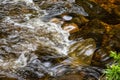 water in motion at willard brook Royalty Free Stock Photo