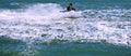 Water motorcycle racing in the bay of Cadiz capital, Andalucia. Spain.