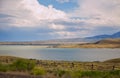 Water and mountains in a Wyoming landscape