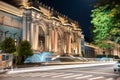 Water in movement in front of the MET Royalty Free Stock Photo