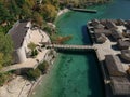 Prehistoric Water Museum `Bay of Bones` -  Ohrid Macedonia Royalty Free Stock Photo