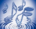 Water music Royalty Free Stock Photo