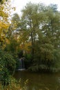 water, nature, river, trees, landscape, autumn, stream, trees, green, park,