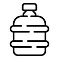 Water office bottle icon outline vector. Service delivery Royalty Free Stock Photo