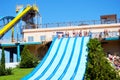 Water park Gelendzhik. People relax in the water park Royalty Free Stock Photo