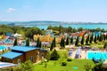 Water park Gelendzhik. People relax in the water park Royalty Free Stock Photo