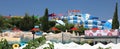 Water park in paphos cyprus Royalty Free Stock Photo