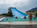 Water Park in the Russian city of Anapa, Krasnodar region. Royalty Free Stock Photo