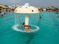 Water Park in the Russian city of Anapa, Krasnodar region.