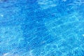 Water pattern or background with clean swimming pool bottom with mosaic