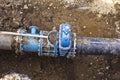 Water pipe and stopcock valve