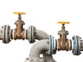 Water pipe valve Royalty Free Stock Photo