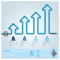 Water Pipeline Business Infographic Royalty Free Stock Photo