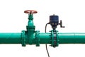 Water pipeline and valves