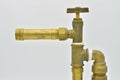 Water pipes with shut-off valve