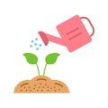 Water Plants icon vector image. Suitable for mobile apps, web apps and print media. Royalty Free Stock Photo