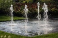 Water play garden fountain Royalty Free Stock Photo