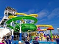 Water playground @ Carnival splendor cruise Royalty Free Stock Photo