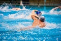 Water polo action Royalty Free Stock Photo