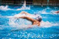 Water polo action Royalty Free Stock Photo