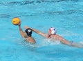 Water Polo / Effort To Steal A Ball