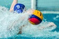 water polo game competitors during ukrainian open championship