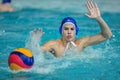 water polo game competitors during ukrainian open championship Royalty Free Stock Photo