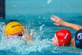 water polo game competitors during ukrainian open championship