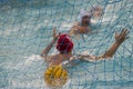 Water polo goalie Royalty Free Stock Photo