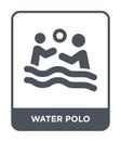 water polo icon in trendy design style. water polo icon isolated on white background. water polo vector icon simple and modern Royalty Free Stock Photo