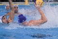 Water polo match Royalty Free Stock Photo